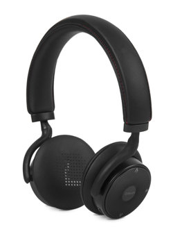 Czarne słuchawki nauszne stereo bluetooth QBM-68