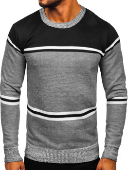 Czarny sweter męski Denley 6300