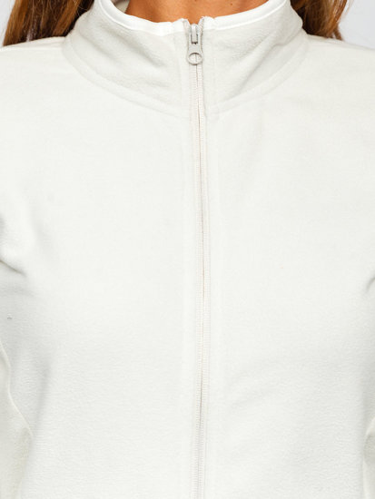 Beżowa polarowa bluza damska Denley HH015