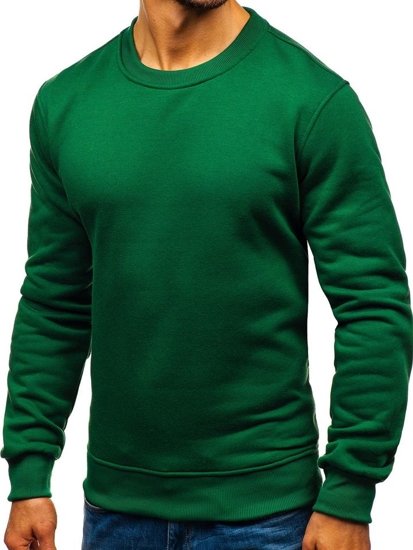 Bluza męska bez kaptura zielona Denley 2001