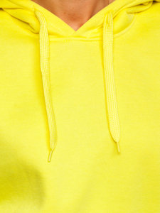 Bluza damska żółta-neon kangurka Denley W02B